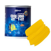 KCC페인트 숲으로 홈앤 멀티멜 페인트 반광 0.9L, 황색
