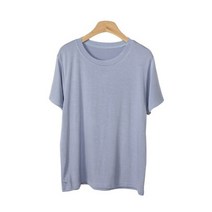 린다샵 여성용 라운드 컬러 반팔 티셔츠 T8962K22