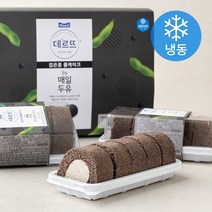 매일두유 데르뜨 검은콩 롤케이크 (냉동), 110g, 3개