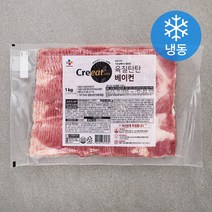 [크레잇육질탄탄] 크레잇 육질 탄탄 베이컨 (냉동), 1kg, 1개