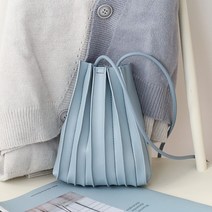 비케이 플리츠 버킷백