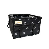 TABON 4중 안전장치 중형견 안락 카시트 3~10kg, 패턴블랙