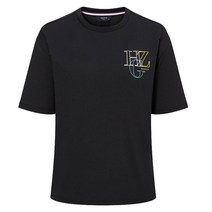 헤지스골프 여성용 로고프린트 반팔 티셔츠