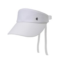 클리브랜드 여성용 솔리드 벅스로고 썬캡 바이저 CGWCP227010, 화이트