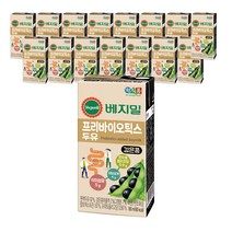 베지밀 프리바이오틱스 두유, 190ml, 16개