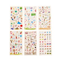 우밍스토어 노트북 꾸미기 캐쥬얼 종합B 스티커 6종 세트, 타입 9, 1세트