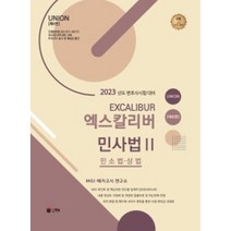 2023 Union 엑스칼리버 민사법2(민소법·상법):변호사시험 대비, 인해