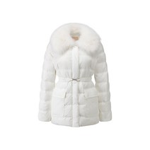 씨씨콜렉트 여성용 벨티드 하프 구스 다운 점퍼 C214PSG803