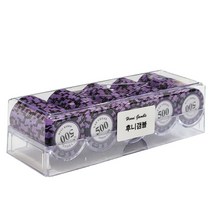 후니갬블 라스베가스 클레이 포커칩 100p + 아크릴케이스, 숫자500