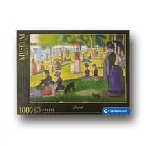 코리아보드게임즈 명화 컬렉션 라 그랑드 자트 섬의 일요일 오후 직소퍼즐 C39613, 혼합색상, 1000피스
