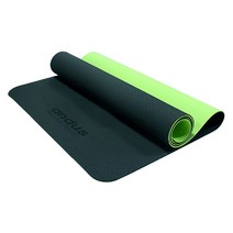 앤드어스 TPE 와이드 요가매트 6mm + 보관스트랩 세트, KHAKI + GREEN