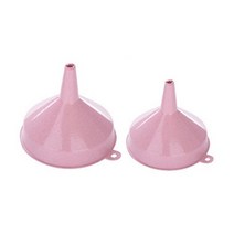 살림즈 밀짚패턴 깔때기 소   대, 핑크, 1세트