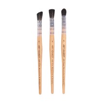 아트시크릿 678 수채화 붓 3종 세트 flat4 slant4 round4, 1세트, 17 x 20.1 mm, 18.4 x 14.6 mm, 16.4 x 11.3 mm