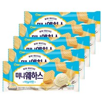청우식품 미니웨하스 바닐라맛, 5개, 80g