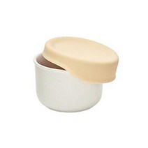 모윰 세라믹 이유식 보관용기, 1개, 크림옐로우