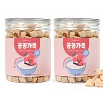 제로랩스 강아지 꽁꽁가득 치킨 크랜베리 요거트 트릿 동결건조간식 70g, 닭 + 크랜베리 + 요거트 혼합맛, 2개