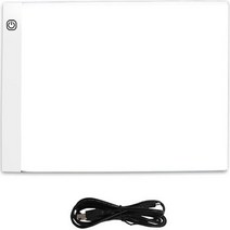 [더웬트라이트패스트100색] 벨리안 드로잉 그림연습 라이트패드 3단 밝기조절 화이트 + USB 케이블 세트, 1세트