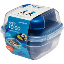 락앤락 투고 샐러드용기 950ml HSM8440TL, 1개, BLU