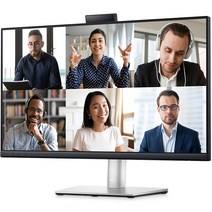 델 60.47cm FHD IPS 화상회의 웹캠 모니터, C2423H
