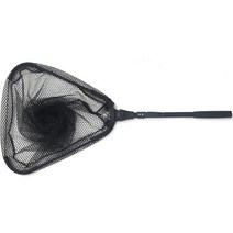 부스마켓 낚싯대 서브 삼각 프레임 낚시 뜰채, 블랙