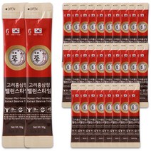 풍년보감 고려홍삼정 6년근 밸런스타임 홍삼스틱, 10g, 30개