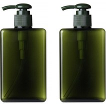 지앤와이 로션 펌프 공병 280ml, 2개, 그린