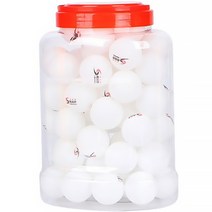 온메이커 연습용 ABS탁구공 40mm 60p, 화이트, 1개