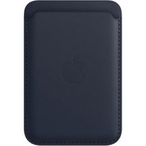 Apple 정품 아이폰 맥세이프 가죽 카드지갑, 잉크, 1개