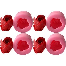 신신살롱 3D 장미 몰드 4P