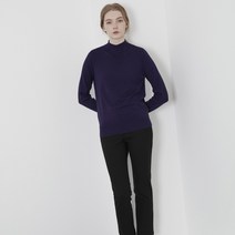 올리비아로렌 여성용 반넥 골조직 풀오버 VOBBLYW9141