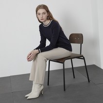 올리비아로렌 여성용 라운드 배색 풀오버 VOBBLYW9171