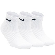 나이키 스우시 스탠다드 쿠션 숏 삭스 NCSDSX20L-3 3족, 화이트