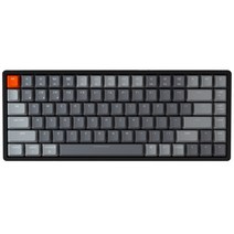키크론 K2 알루미늄 RGB 갈축 무선 기계식 키보드, K2 C3, 다크 그레이, 텐키리스