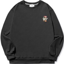 빌락트 남성용 빅사이즈 플라워 맨투맨