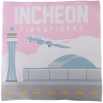 흥국생명 INCHEON 핸드타월, 멀티컬러