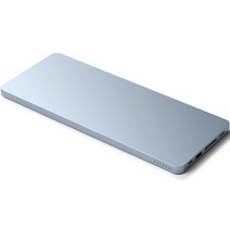 사테치 USB C타입 8in1 아이맥 24 SSD 초고속 스탠드 멀티 허브 ST-UCISDB, 블루