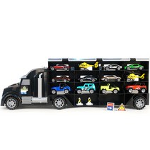 어린이 시티버스 모형 장난감 모델 다이캐스트 블록 투어, 버스-그린+[전기주유소]