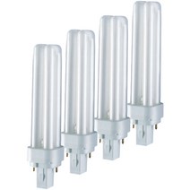 오스람 삼파장 콤팩트 형광램프 2핀 DULUX D 18W/865 4p, 주광색