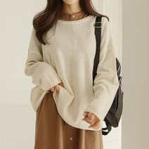 저스트원 여성용 캣츠 로맨스 패럴 롤넥 하찌 니트