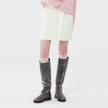 키르시 SMALL CHERRY BUTTON KNIT SKIRT