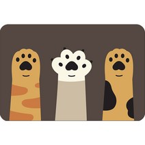 일상나눔 빨아쓰는 깨지지 않는 규조토 발매트, 고양이 발