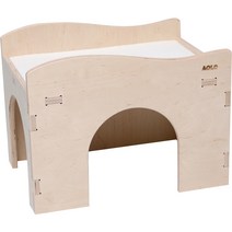 아올로 자작나무 물결팬션 버니캐슬용 하우스 40 x 29 x 30 cm, 1개, 화이트