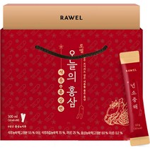 로엘 6년근 오늘의홍삼 석류 홍삼편, 30개, 10g, 1박스