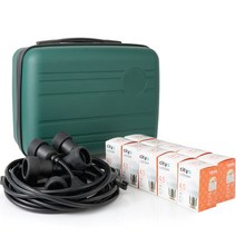 씨티오 파티라이트 + 전구 10p + 미니캐리어 세트, 전구색