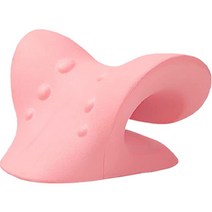 일상나눔 넥 스트레칭 베개, 핑크