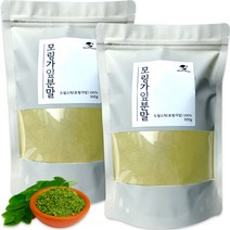 헬로우그린 모링가잎분말, 2개, 500g