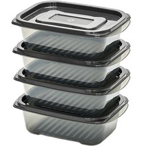 씨밀렉스 랑킵 말랑말랑 냉동실 전용 정리 밀폐용기 520ml, 1개입, 4개
