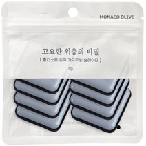 모나코올리브 층간 소음방지 무빙슬라이더 고요한 위층의 비밀 패드 사각 40 8p, 1개, 그레이