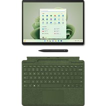 마이크로소프트 2022 서피스 프로9 노트북 13 + 키보드 + 슬림펜 2, 256GB, QEZ-00066/8X6-00137, 코어i5, Forest(노트북), Forest(키보드), WIN11 Home, 8GB