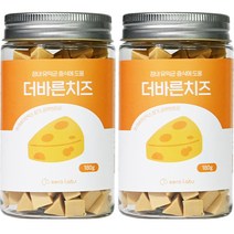 제로랩스 반려동물 더바른 져키 180g, 2개, 치즈